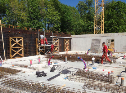 Travaux de rénovation de gros oeuvre à Bourges, dans le Cher, région Centre